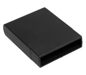 Commodore 64 empty Cartridge shell, case, black. Caja cartucho vacía C64, negra.