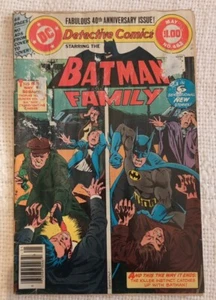 Detective Comics Vol 1 483 1979 1st Maxie Zeus DC Comics Poor Condition SEE PICS - Picture 1 of 8