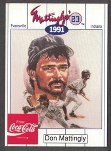 1991 Coca-Cola Mattingly's 23 #14 Don Mattingly - New York Yankees - Bild 1 von 2