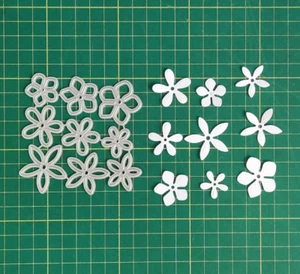 Small Flowers Set Metal Cutting Die Card Making Scrapbooking Paper Craft UK - Picture 1 of 5