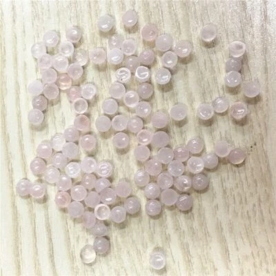 100 шт. смешанных натуральных камней 4 мм круглая кабина кабошон сделай сам кристалл агат сделай сам без отверстий - Изображение 1 из 4