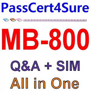 Materiał do najlepszych praktyk egzaminacyjnych do egzaminu MB-800 Q&A + SIM - Zdjęcie 1 z 1