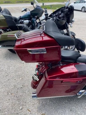 Paquete Velocity Red Sunglo King Tour para Harley Street Electra Road Glide 97+ Foto 1 de 4
