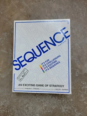 Sequence Board Game Cards Family Night 2-12 Players Bill Barrett Vintage 1999 - Image 1 of 4