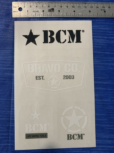 Bravo Company , White 4 Sticker Sheet | eBay