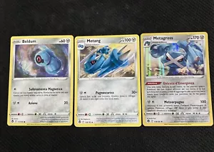 BELDUM + METANG + METAGROSS 119/195 in Italiano POKEMON Tempesta Argentata - Picture 1 of 1