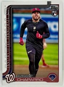 2025 Topps Series 1 Andres Chaparro [Golden Mirror Image Variation] #167 - Bild 1 von 2