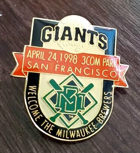 Giants welcome the Brewers collectible pin 1998 - Bild 1 von 2