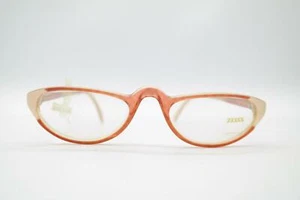 Occhiali vintage Zeiss 4673 1619 rosso-marrone madreperla ovali montatura occhiali NOS - Foto 1 di 6