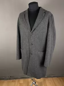 APC Coat Mens Gray Button Wool Size 2XL - Picture 1 of 13