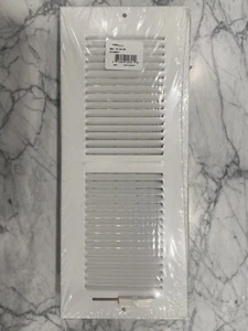Hart & Cooley NEW 661 Series 12" x 4" White Ceiling or Sidewall Register #010821 - Picture 1 of 4