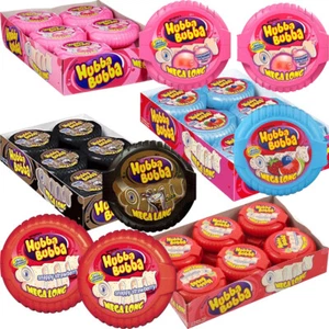 Hubba Bubba Obst, Erdbeere, Cola, Triple Mix Bubble Gum mega langes Band 56g Boxen - Bild 1 von 7