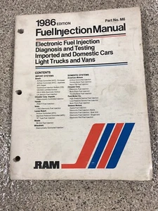 New RAM 1986 Edition Fuel Injection Manual - Picture 1 of 2