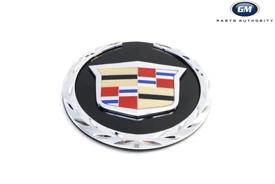 Решетка передняя 2007-2013 Cadillac Escalade эмблема 22985035 с платиновой упаковкой оригинальная GM - Изображение 1 из 4