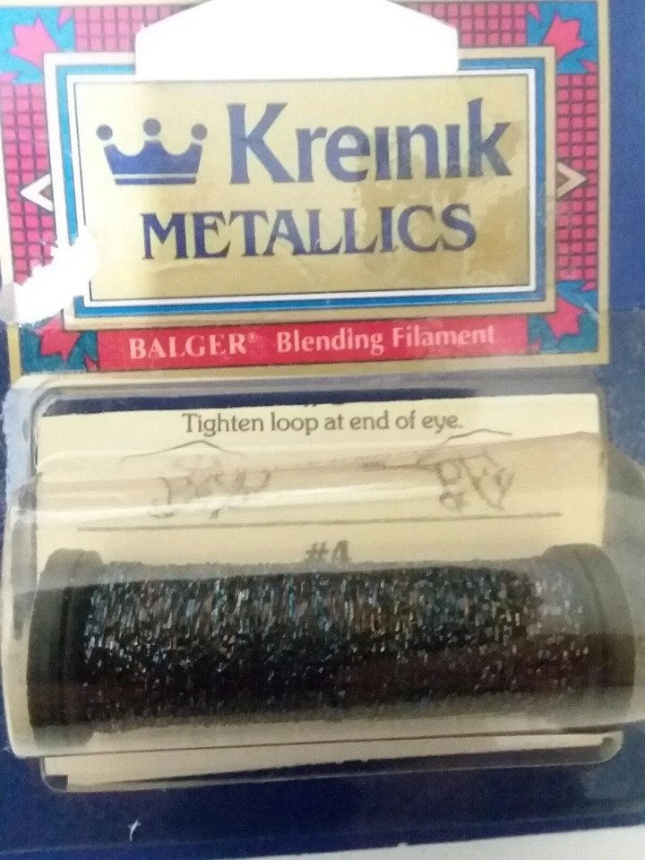 Kreinik Metallics Balger Blending Filament #060 50m/55yds NIP - Image 1 of 3