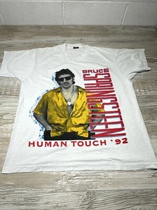 Vintage 1992 Bruce Springsteen Human Touch White Tour T-Shirt Herren XL - Bild 1 von 13