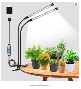 Luces de cultivo de interior - 6000K espectro completo con 40 LED para plantas - Imagen 1 de 3