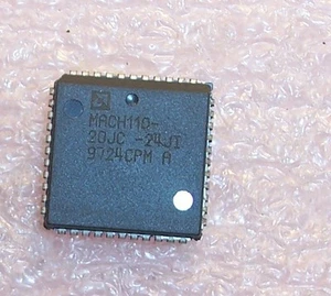 QTY (10) MACH110-20JC-24JI AMD PLCC-44 EPLD CLEAN SOCKET PULLS REFURBISHED - Picture 1 of 4