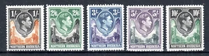 Northern Rhodasia 1938-52 values 1s to 10s SG 40-44 MLH/MH - Picture 1 of 1