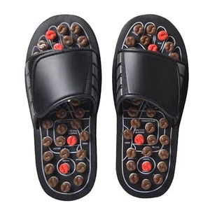 Reflexology Sandals Foot Massager Slipper Acupressure Foot Acupuncture Shoes - Picture 1 of 18