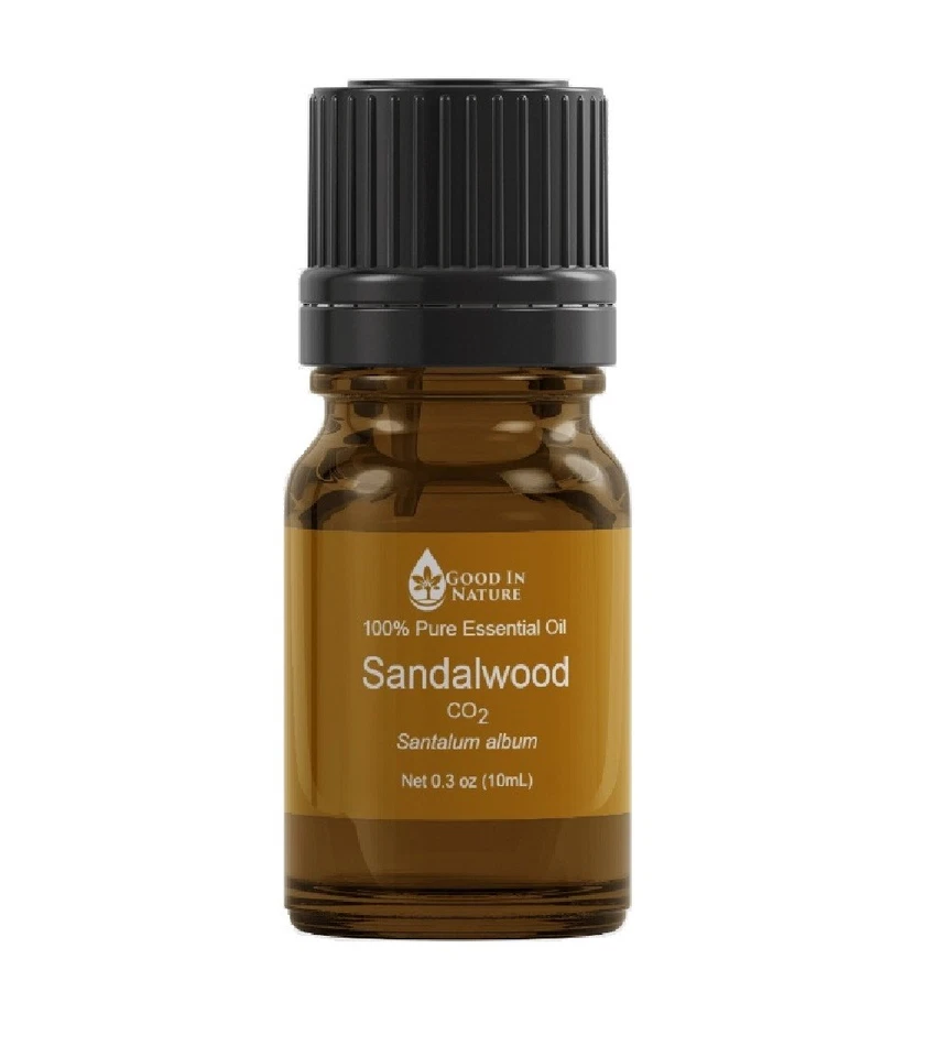 Sandalwood Essential Oil CO2 10mL 100 Pure Natural Aromatherapy Good In Nature