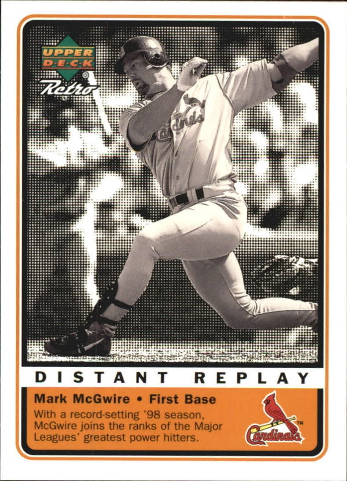 1999 Upper Deck Retro Baseball Insert Singles (Pick Your Cards) - Image 1 of 1