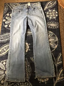 Levi’s Jeans 545 Low Boot Cut Women's Jeans 8M Vintage Distressed Inseam 30” - Picture 1 of 8