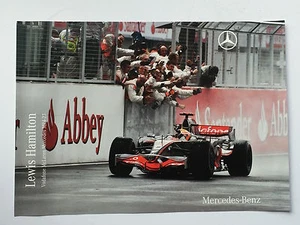 Lewis Hamilton Un-Signed McLaren Mercedes Poster Rare. - Picture 1 of 1