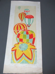 Impresión grabada en madera Pearce Bates LE subiendo - globos aerostáticos - 21/100 - 4 179 - Imagen 1 de 9