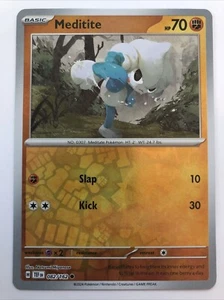 Pokémon TCG Temporal Forces Meditite Reverse Holofoil 082/162 NM - Picture 1 of 2