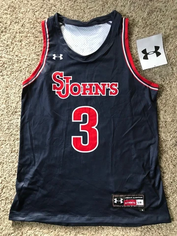 Under armour St John’s  #3 NCAA Basketball Jersey NWT Sz L Womens Cover