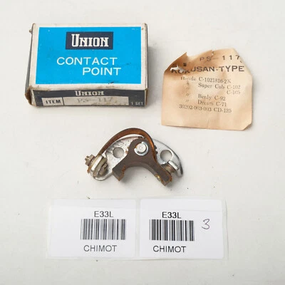 Ignition Contact Point For Honda 90 CL90 CM91 CT90 S90 SL90  Nos 30202-028-003 - Image 1 of 4