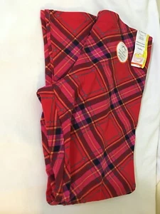 NWT Wonder Nation Tough Cotton Red Plaid Leggings Girls 14-16 - Picture 1 of 1