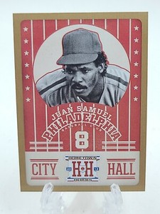 2013 Juan Samuel SP GOLD City Hall Insert Panini Hometown Heroes