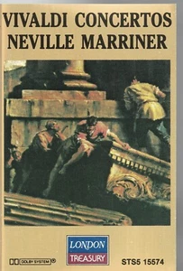 Vivaldi Concertos * by ASMIF Neville Marriner (Cassette, London Treasury) Tested - Bild 1 von 2