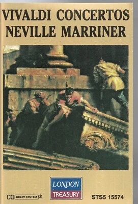 Vivaldi Concertos * by ASMIF Neville Marriner (Cassette, London Treasury) Tested - Image 1 of 2