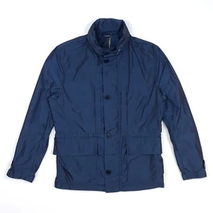 Paul Smith Windbreaker Jacket Medium Men Lightweight Rain Jacket Navy Blue Slim - Picture 1 of 18