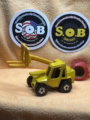 Lesney Matchbox 1977 Sambron Jacklift Forklift 1:64 NM Cond Yellow Diecast - Image 1 of 4