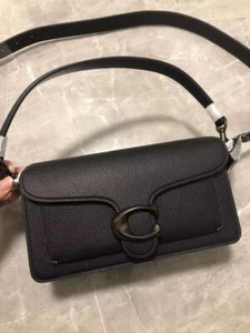 BRAND NEW Coach CH857 Tabby 26 Shoulder Bag Black Leather Crossbody JAPAN - Picture 1 of 9