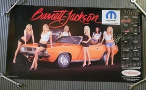BARRETT-JACKSON GIRLS 2006 SEMA Car Show Calendar Poster 20" x 36" - Picture 1 of 1
