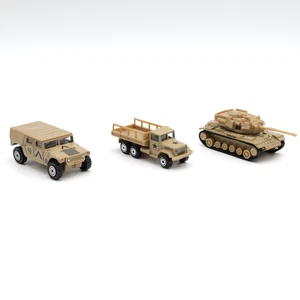 Realtoy Die‑Cast & Plastic Military Tank & Trucks Desert Tan Color - Picture 1 of 24