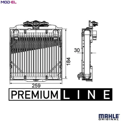 OIL COOLER AUTOMATIC TRANSMISSION CLC 102 000P FOR BMW 5/F11/F10/Gran/Turismo - Image 1 of 4