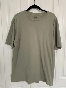 T-shirt uomo St Johns Bay taglia XL Olive Legacy maglietta 100% cotone basic - Foto 1 di 5
