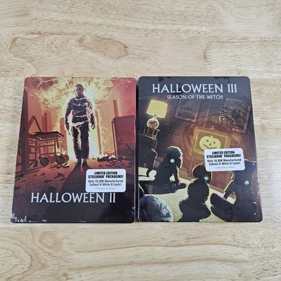 Halloween II & Halloween III Blu-ray Limited Edition Steelbook Scream Factory - Image 1 of 4