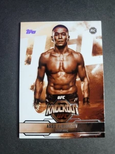 Assu Almabayev 2025 Topps UFC Knockout RC Rookie Sepia - Picture 1 of 2