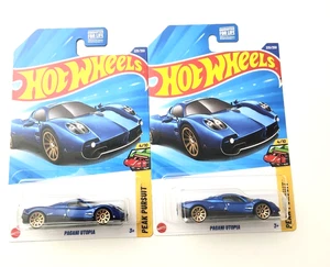 Hot Wheels Pagani Utopia Blue #225 225/250 - 2025 Peak Pursuit -2pcs - Picture 1 of 2