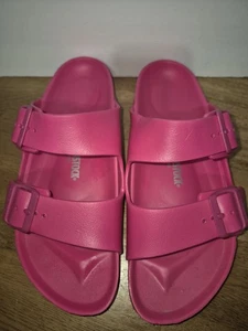 Sandalia Birkenstock Arizona EVA para mujer talla 9 W rosa intenso nueva sin etiquetas - Imagen 1 de 6
