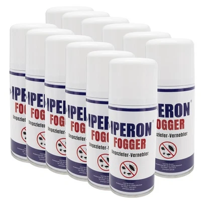 12 x 150 ml IPERON® Fogger Ungeziefer-Vernebler Sofortwirkung gegen Schädlinge - Bild 1 von 4