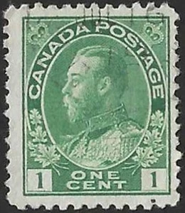 🍁Canada  #104   "King George V"  Fine Used  1911  Admiral Issue    (F) - Picture 1 of 2
