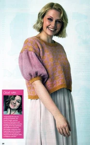 ~ Strickmuster zum Ausziehen für Damen Blumen Top & Snoopy Peanuts Reiseset ~ - Bild 1 von 5